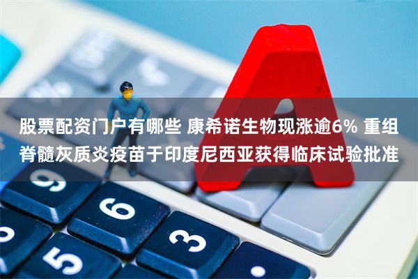 股票配资门户有哪些 康希诺生物现涨逾6% 重组脊髓灰质炎疫苗于印度尼西亚获得临床试验批准